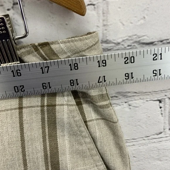 Oneill Board Shorts Mens Sz 36 Beige Plaid Casual - Picture 10 of 11